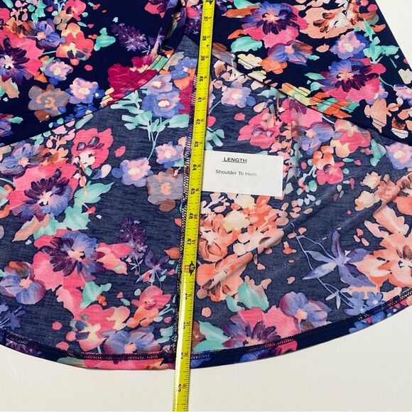 1.4.3 Story by Line Up Floral Muticolor Wrap Front Maxi Dress Women's Size Small - Picture 12 of 14